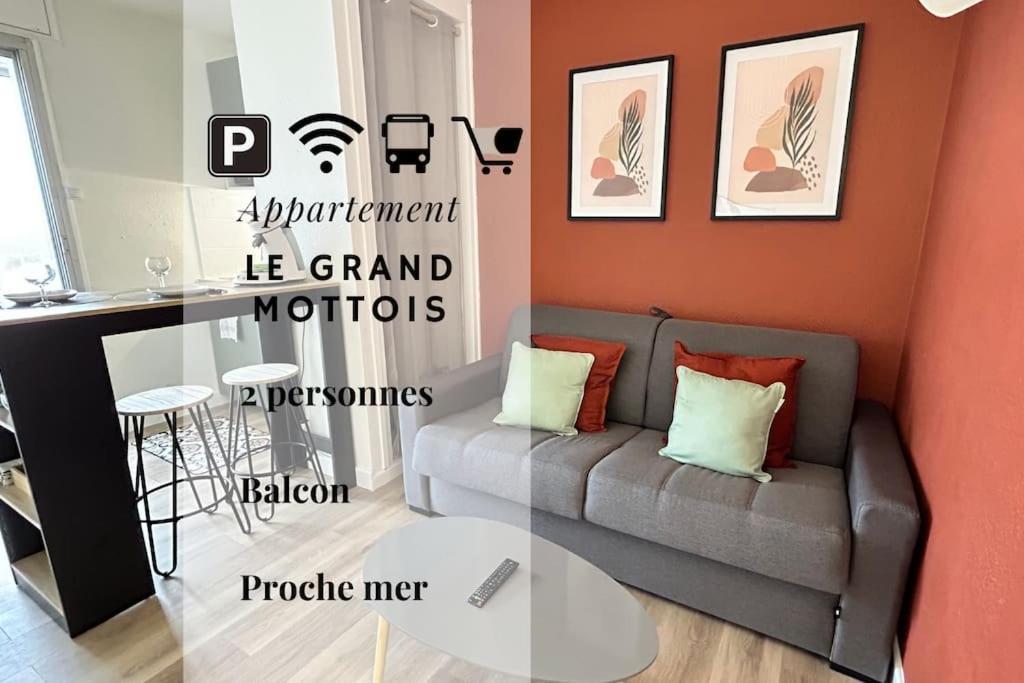 050 - Le Grand Mottois Studio, 2Pers - 100M Plage La Grande-Motte Buitenkant foto